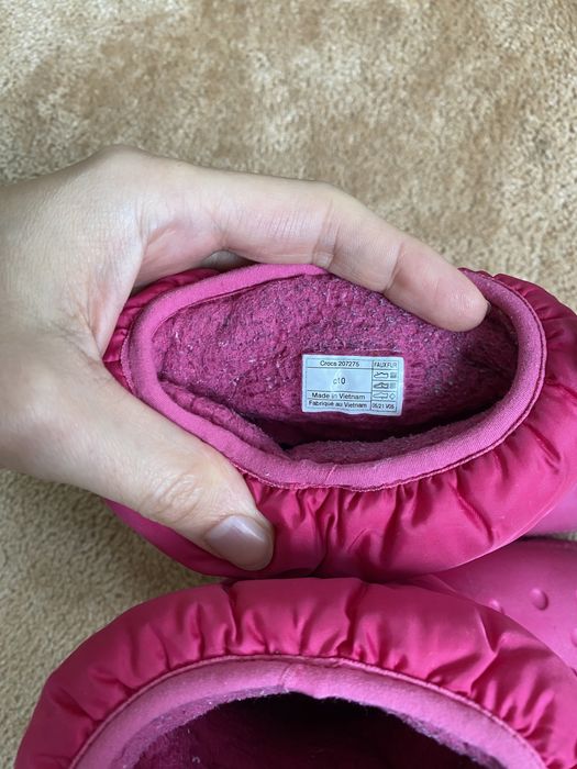 Śniegowcy buty zimowe Crocs. Rozm C10