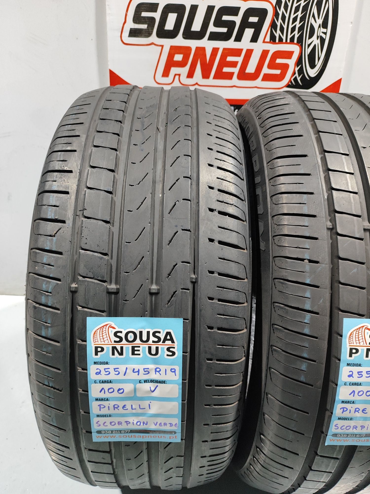 2 pneus semi novos 255-45R19 Pirelli - Oferta dos Portes