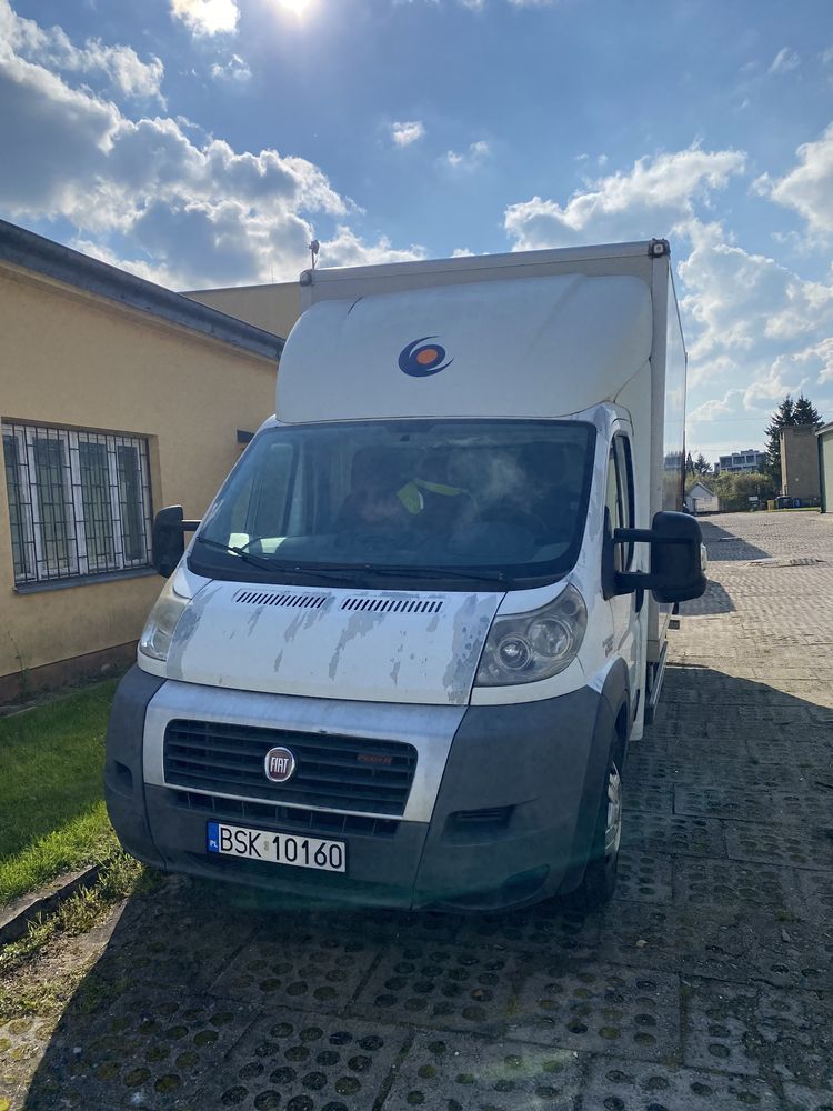 Fiat Ducato kontener z winda