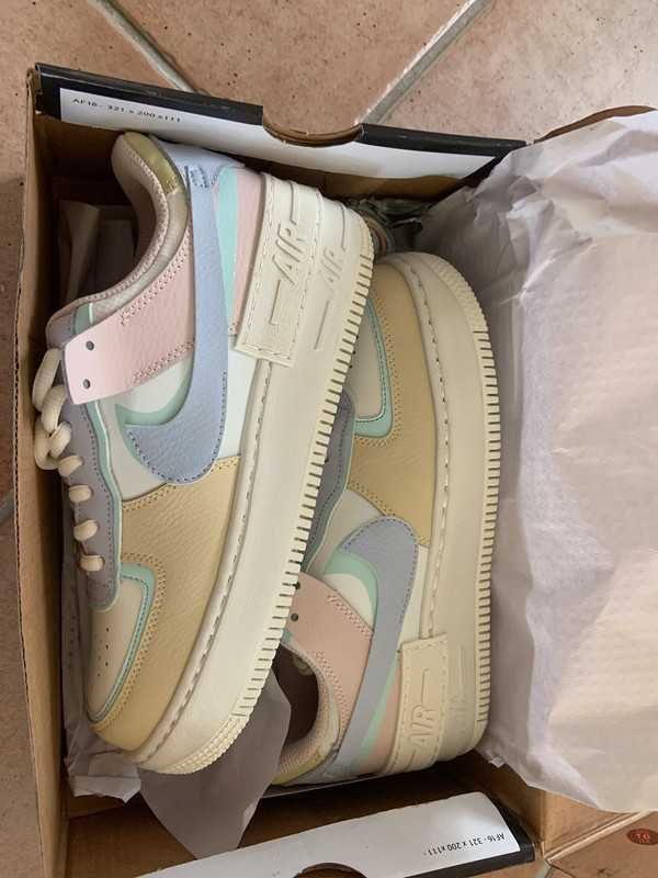 Nike Air Force 1 Low Shadow White Glacie Blue Ghost R. 42