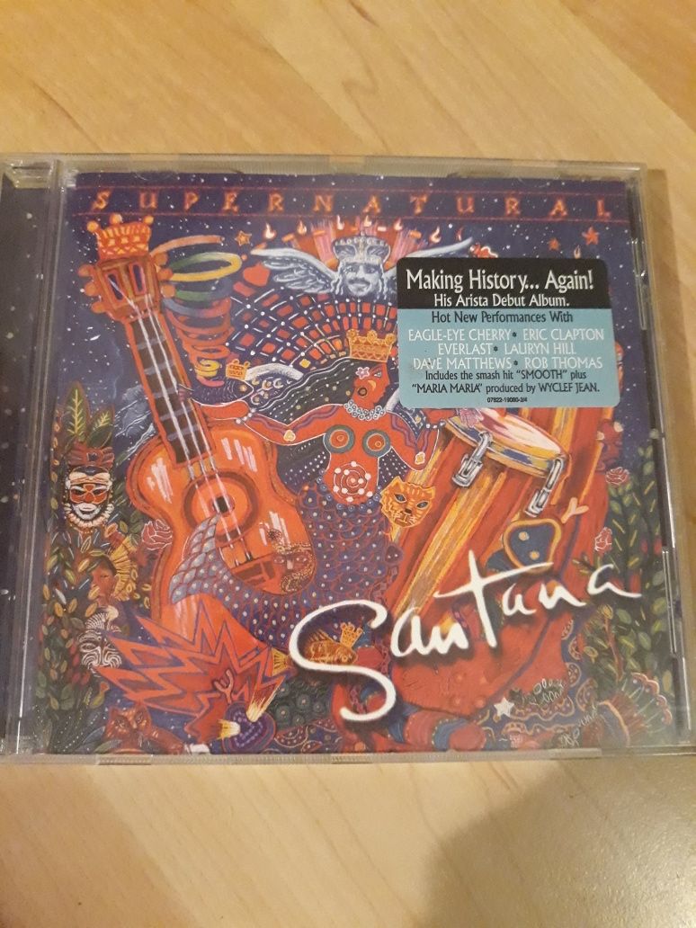 Plyta cd Santana  Supernatural oryginalna