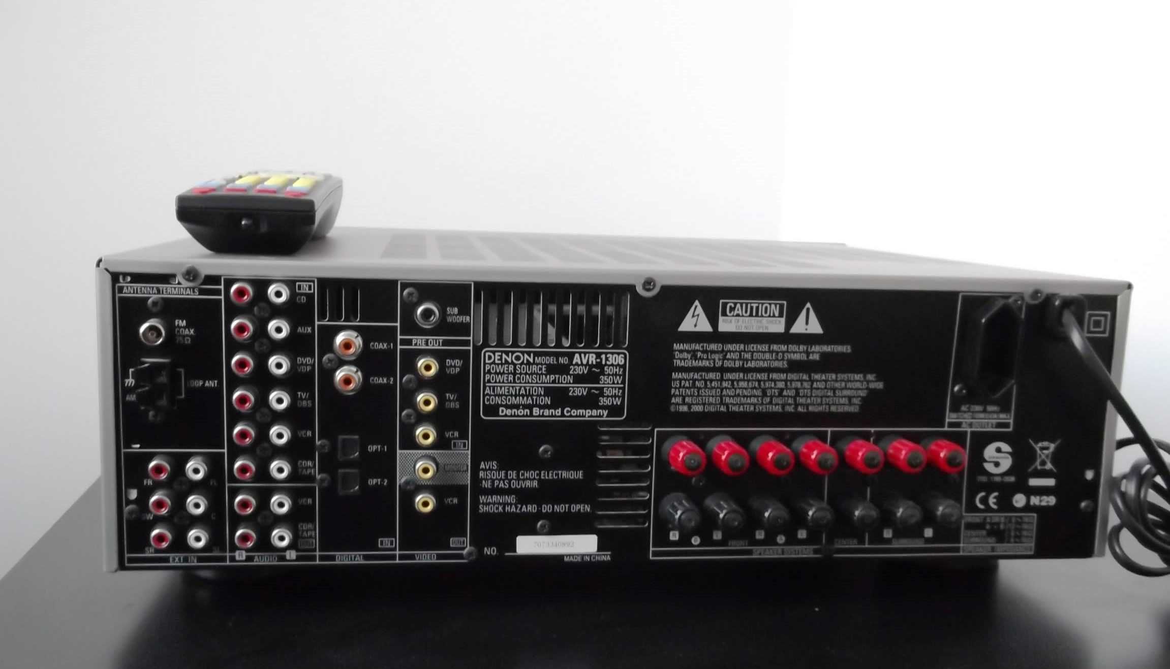 Wzmacniacz Denon AVR 1306 amplituner kino domowe