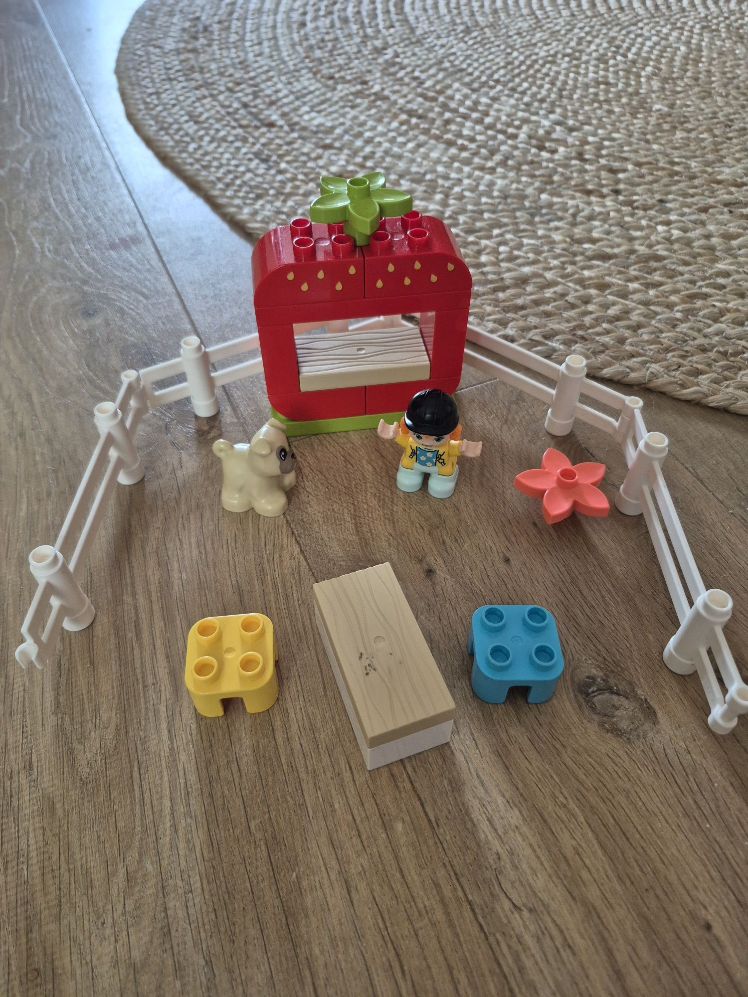 Lego duplo stodoła i traktor