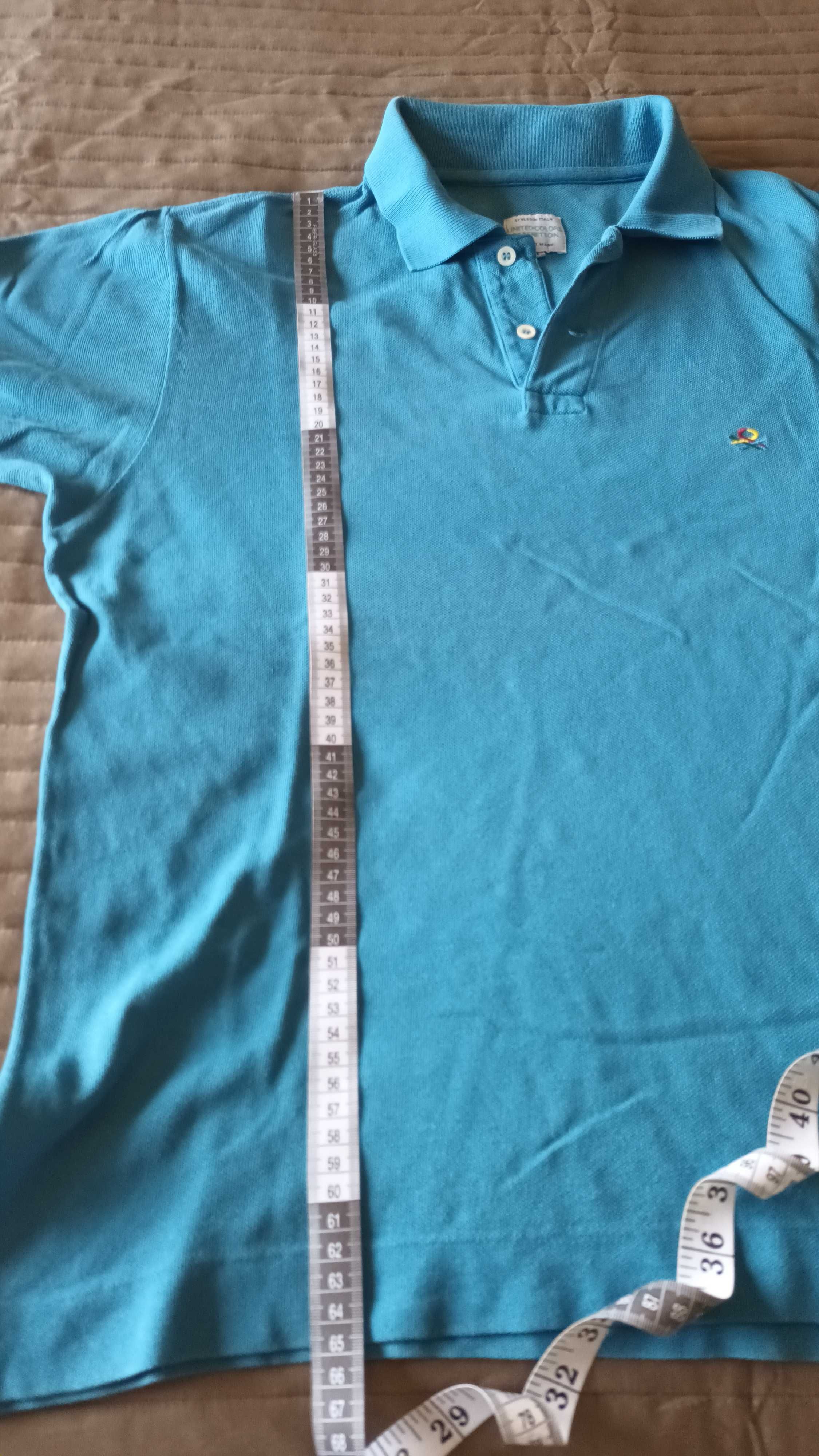 Polo azul da Benetton