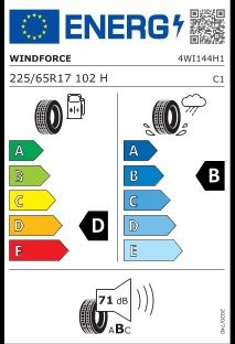 TSM Komplet Nowych Opon 225/65/R17 102H Windforce Rok 2024 Lato