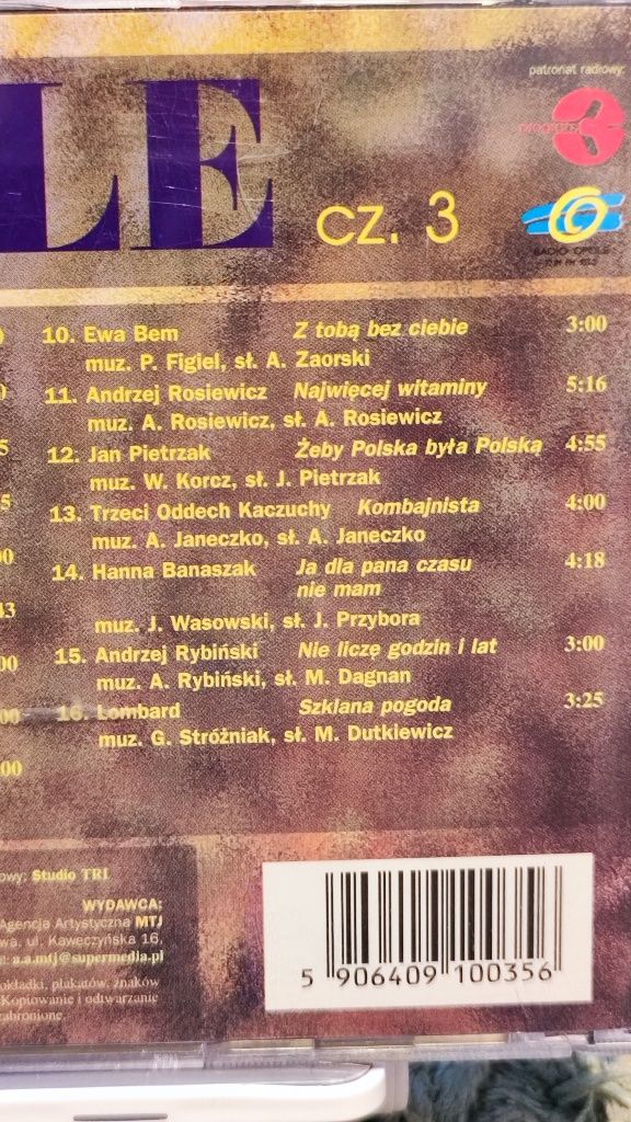 OPOLE Antologia Piosenki Polskiej cz. 3 płyta CD