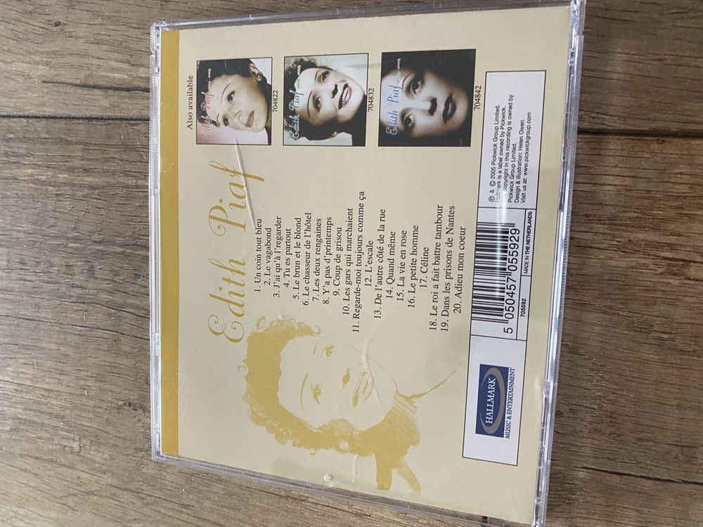 Edith Piaf La vie en rose CD