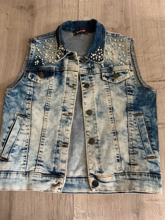 Жилетка джинсова р42
