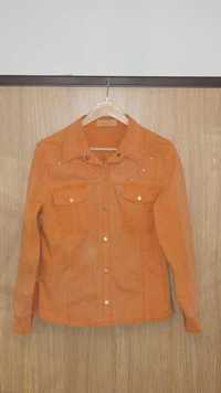 Camisa de senhora laranja Jeans Onara