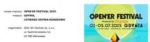 Dwa bilety - Opener Festiwal Gdynia - Sobota - 05.07.2025