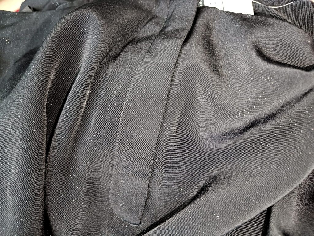 Clockhouse Czarne proste szerokie spodnie S/M nowe z metkami brokat