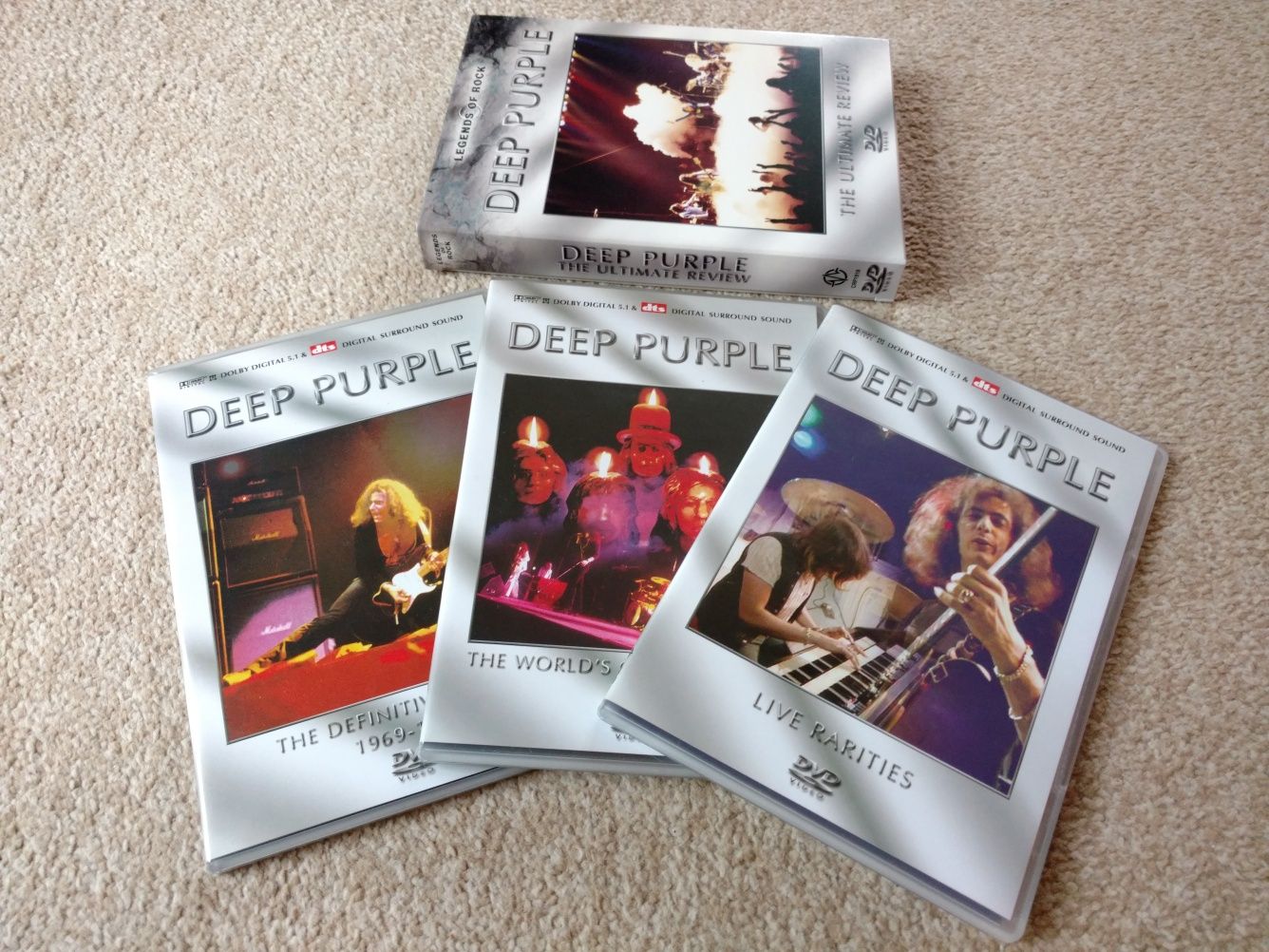 Deep Purple - The Ultimate Review - 3 x DVD - BOX, stan znakomity