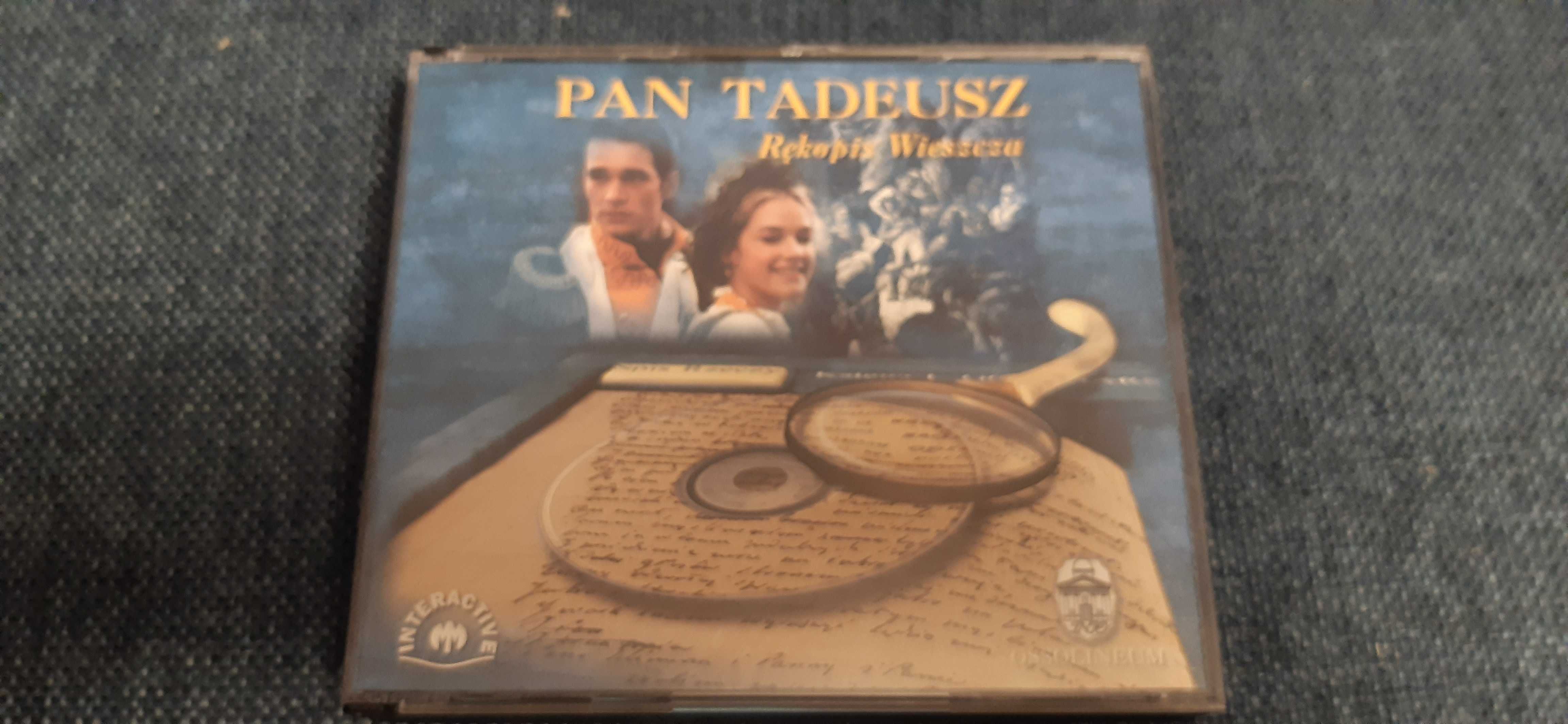 pan tadeusz rękopis wiersza 2 cd, rzadkość