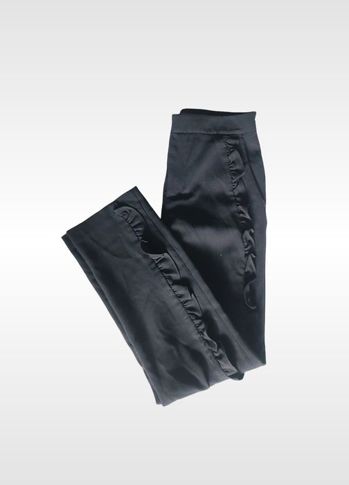 Zara - Eleganckie czarne spodnie damskie strój galowy XS / 34