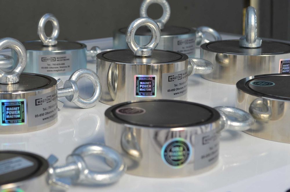 Magnes neodymowy do łowienia poszukiwań w wodzie F 300 2xM10 od Magtom