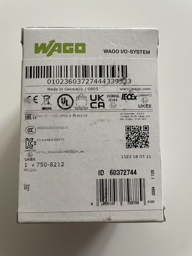 Wago sterownik PFC200; 2. generacja; 2 x ETHERNET, RS-232/-485