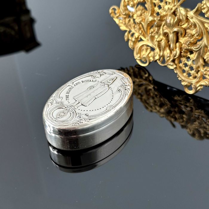 Srebrna szkatułka lustrzanka okolicznościowa - srebro próby 925