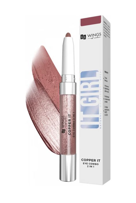 Cień w sztyfcie i płynie AA Wings of Colour Copper It