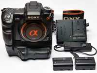 Sony alpha A700 + grip + Carl Zeiss 16-80 + cabo disparador + bolsa