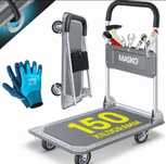 WÓZEK transportowy magazynowy platformowy składany 150kg