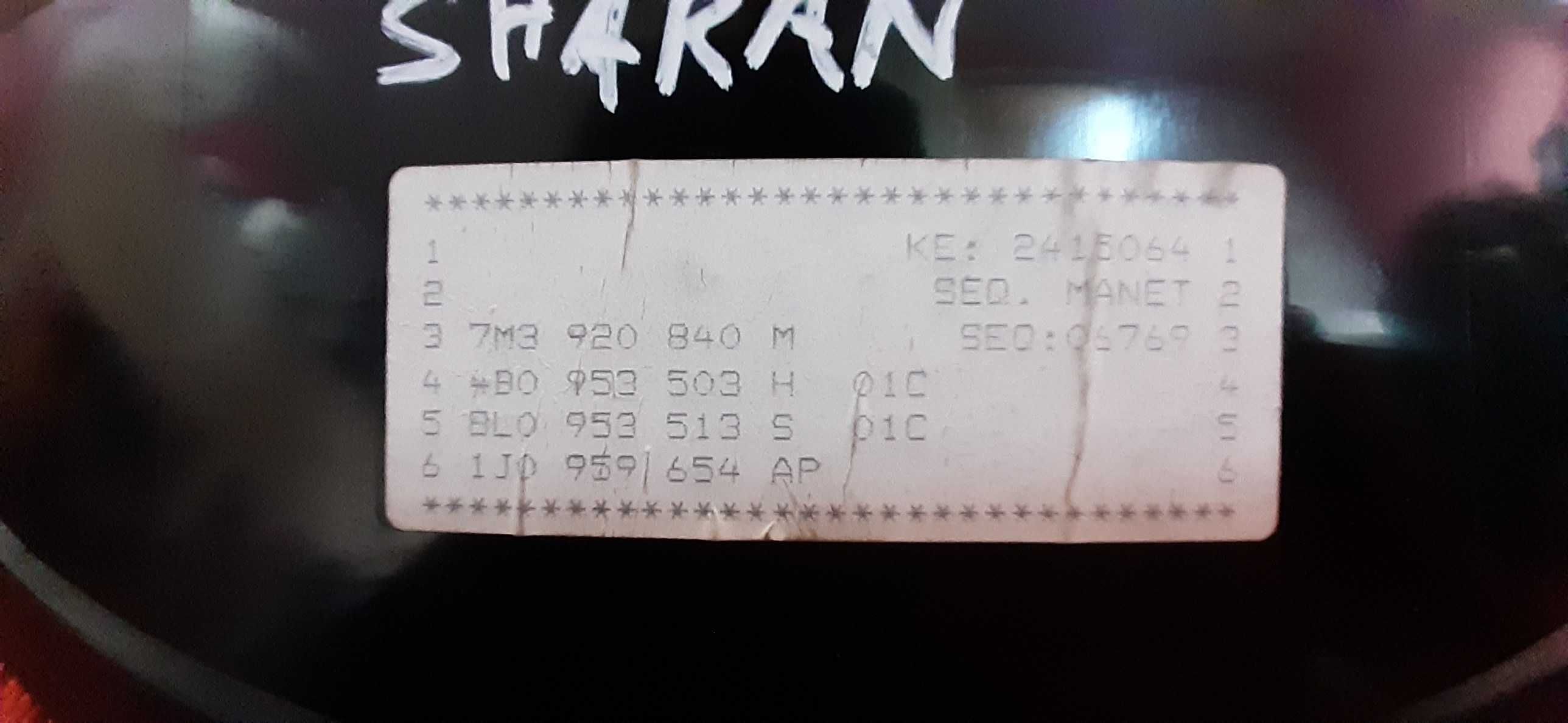 VW Sharan 2,8 V6 27V motion  (7M8 7M9 7M6)
