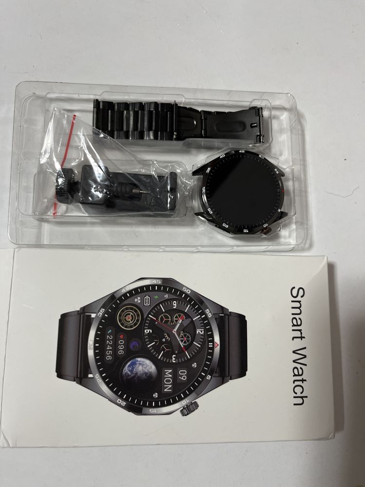 Smartwatch pulseira metalica