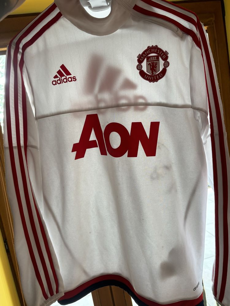 Manchester United adidas S bluza piłkarska sportowa meczowa koszulka