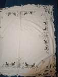 Obrus haftowany serweta haftowana 80*85