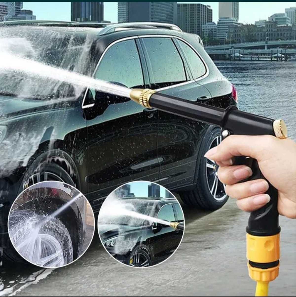 Портативный водяной пистолет высокого давления, мойка машины, садовый