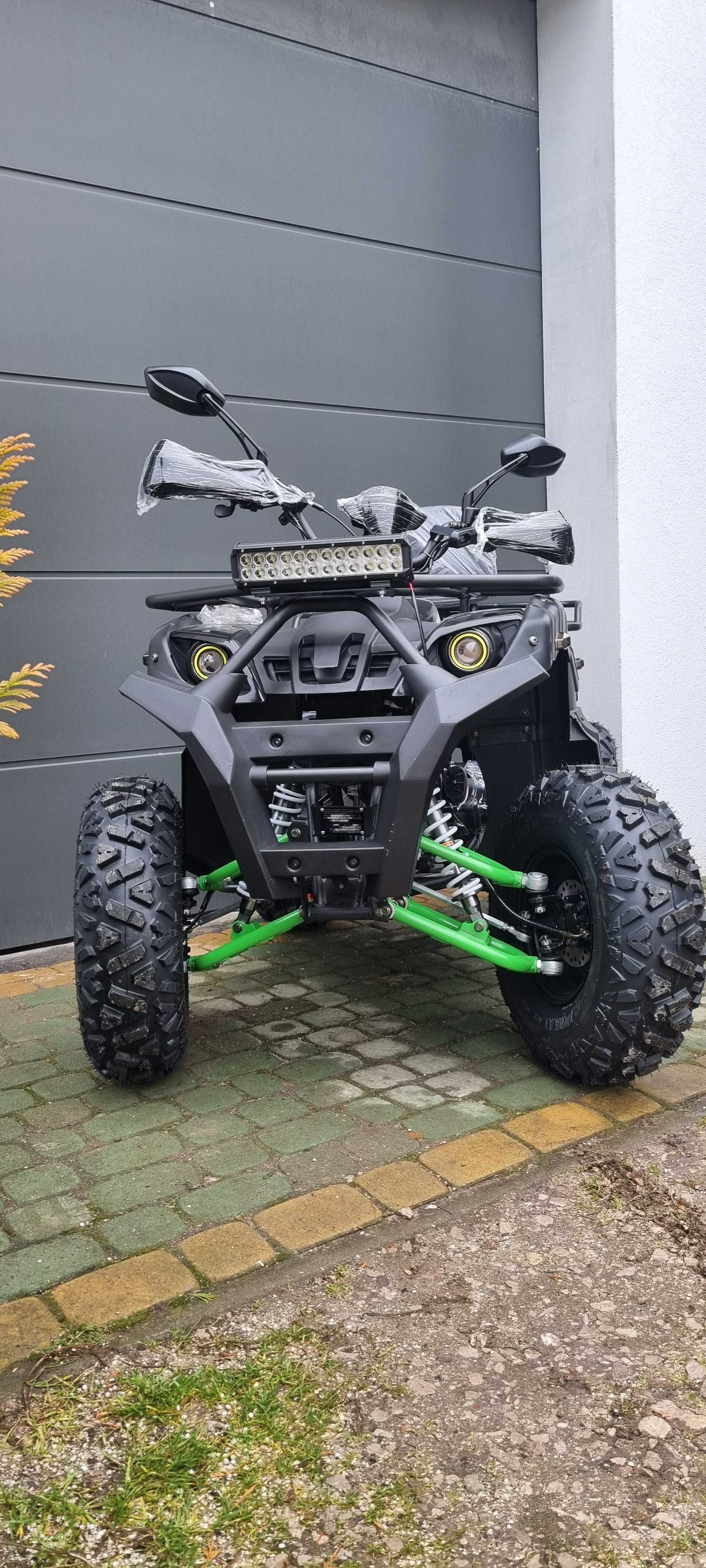 Quad ATV 200A HUMMER MAX KOŁO 10" Czarno Zielony