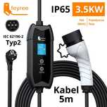 Feyree typ 2 mobilna ładowarka EV 3.5 KW LCD 16A 1 faza + torba