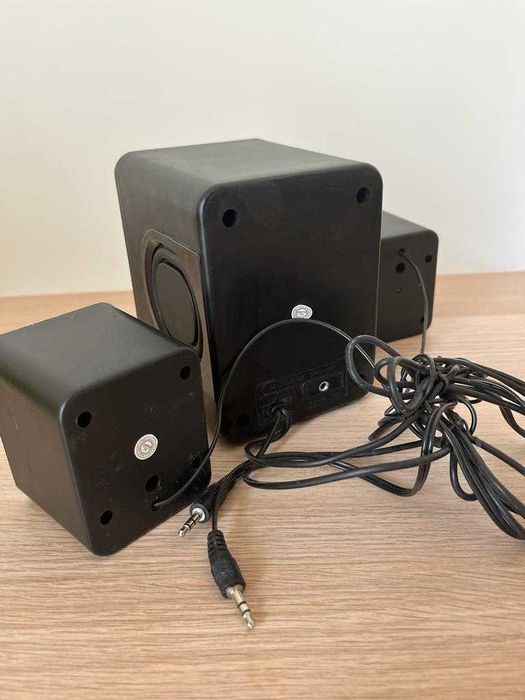 Colunas Home Cinema USB BS200 (Baixo Ajustável)