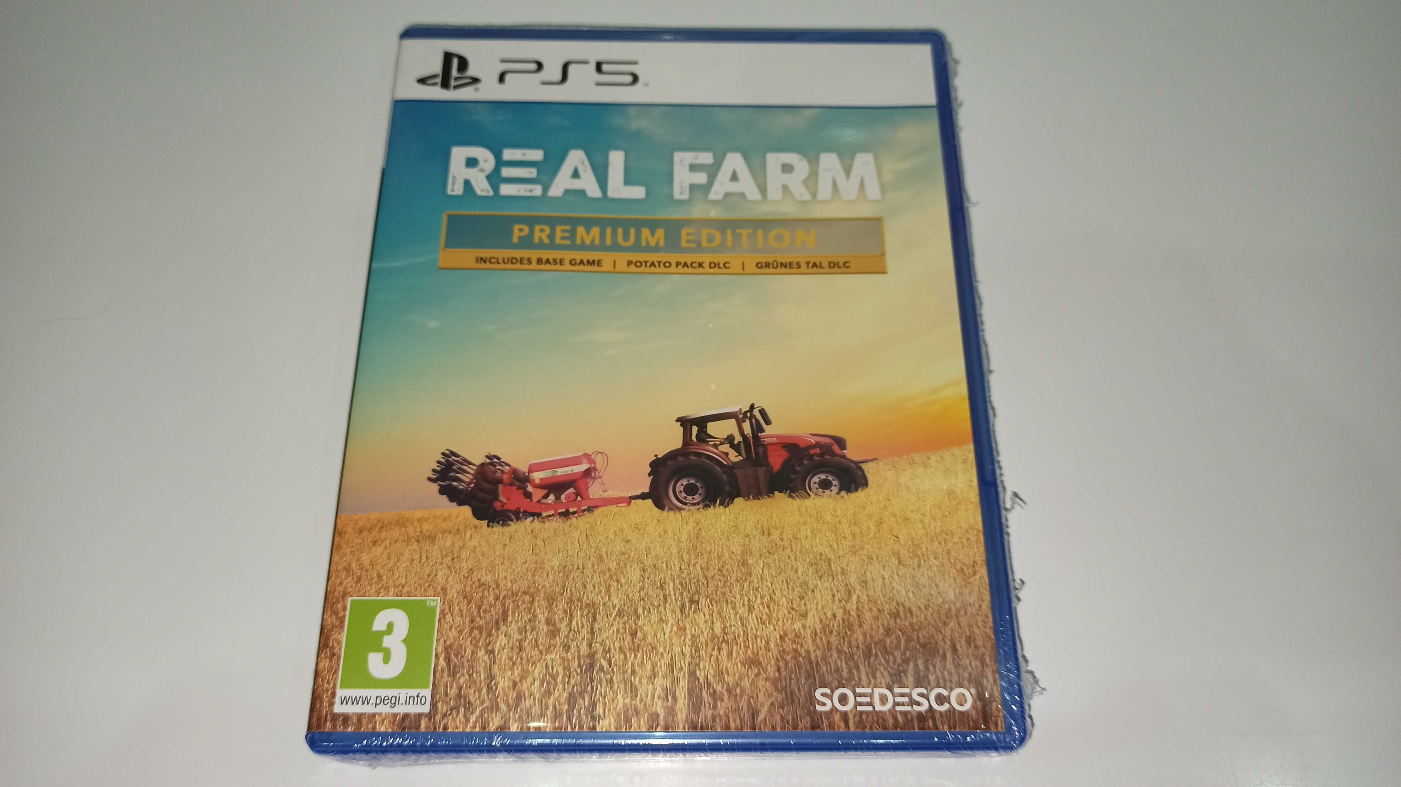 ps5 REAL FARM PREMIUM EDITION PL po polsku , symulator farmera NOWA!