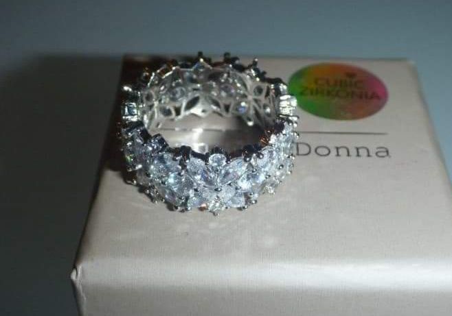 Cubic Zirkonia Brigitte Bijou biżuteria ślubna komplet cyrkonie srebrn
