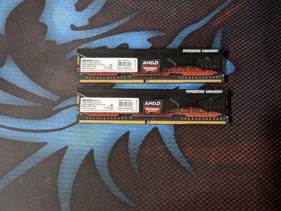 Оперативна память Radeon 16GB ( 2×8GB ), ціна за 2 штуки