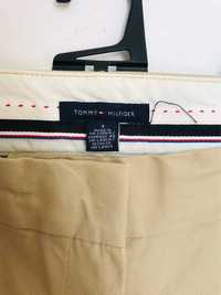 Spodnie garniturowe beżowe piaskowe chinoisy Tommy Hilfiger xs
