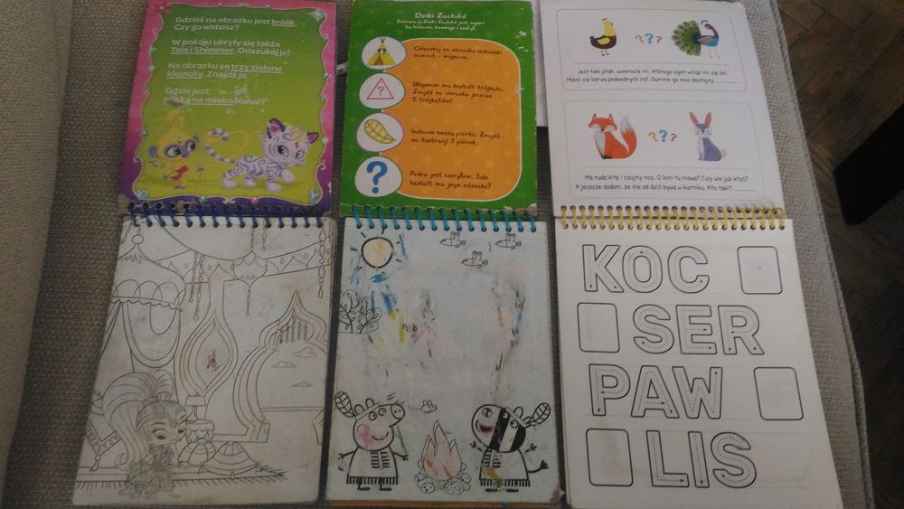 Wodne kolorowanki z pędzelkiem