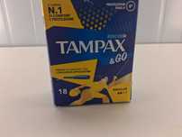 K144 Tampax & Go Tampony Z Aplikatorami 18 Sztuk Regular