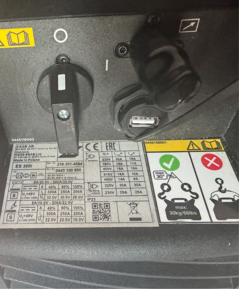 ESAB ES 300i Spawarka. Jak NOWA