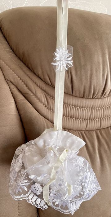 Весільні аксесуари, подушка для обручок, ніж та лопатка для торта