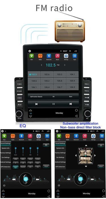 Radio Android 10 BMW E39 X5 wifi Bluetooth gps PROM