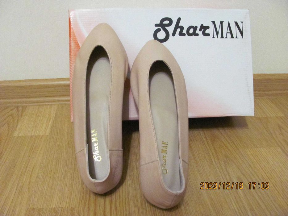 Шкіряні балетки, 38 р-р