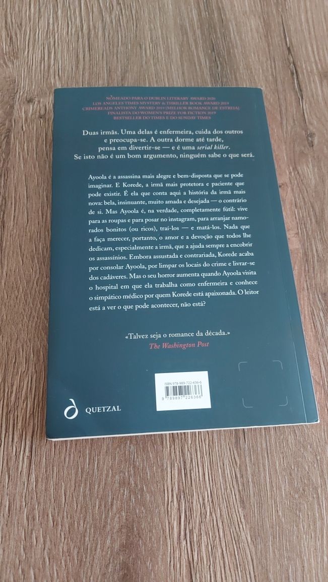 Livro A minha irmã é uma Serial Killer - Oyinkan Braithwaite