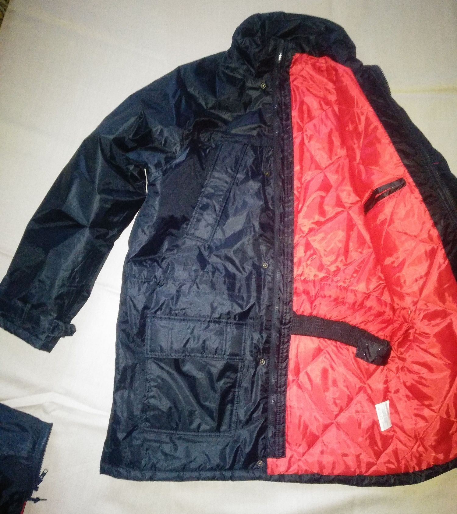 Куртка утепленная, мужская, с PVC покрытием, черная, "Craftland"
