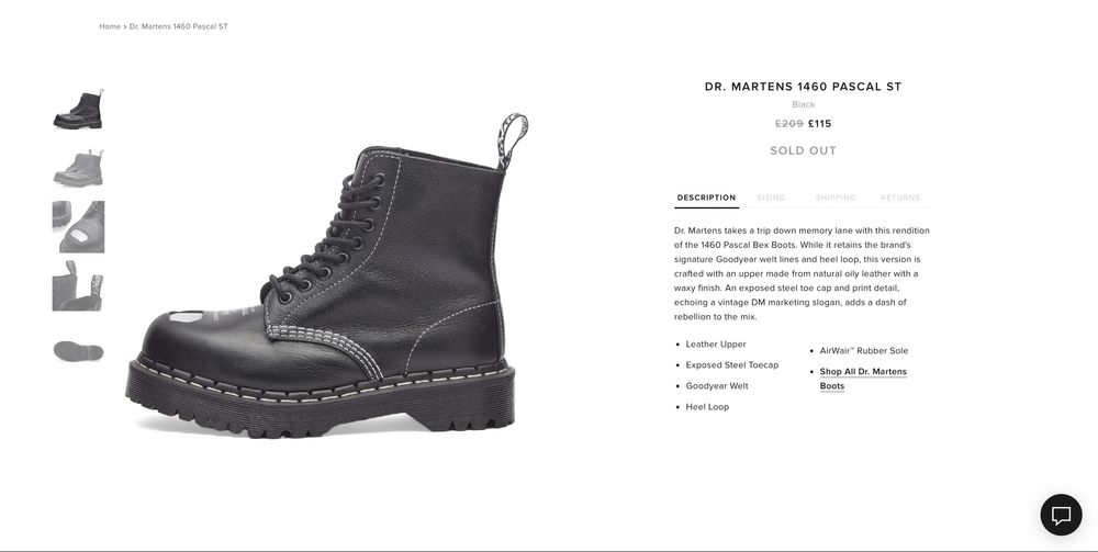 Dr.Martens 1460 PASCAL ST р-р42