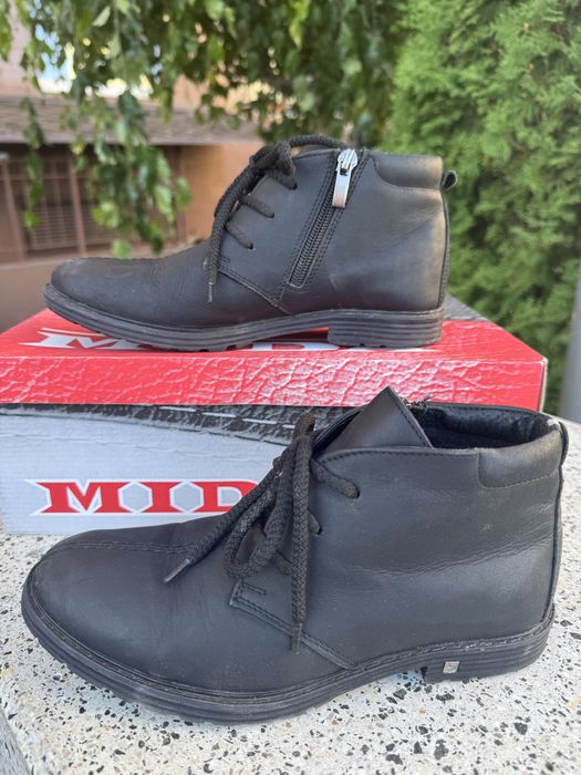 Кожанные ботинки Mida, размер 33