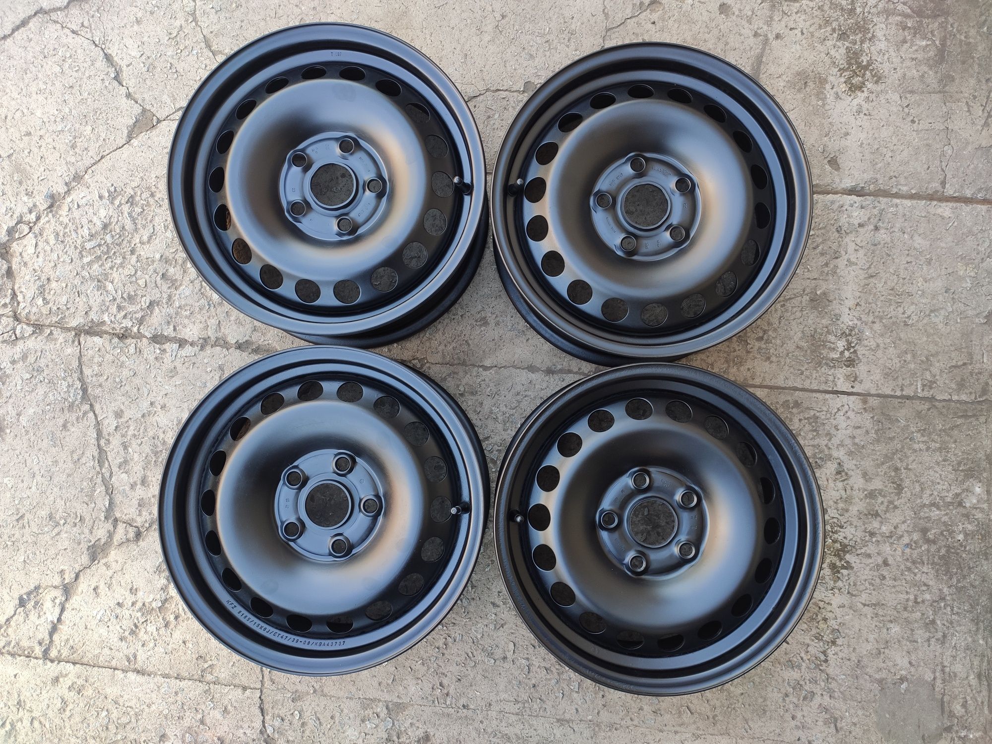 Диски r15 5x112 ET-43/47 на Skoda/Volkswagen/Audi/Seat