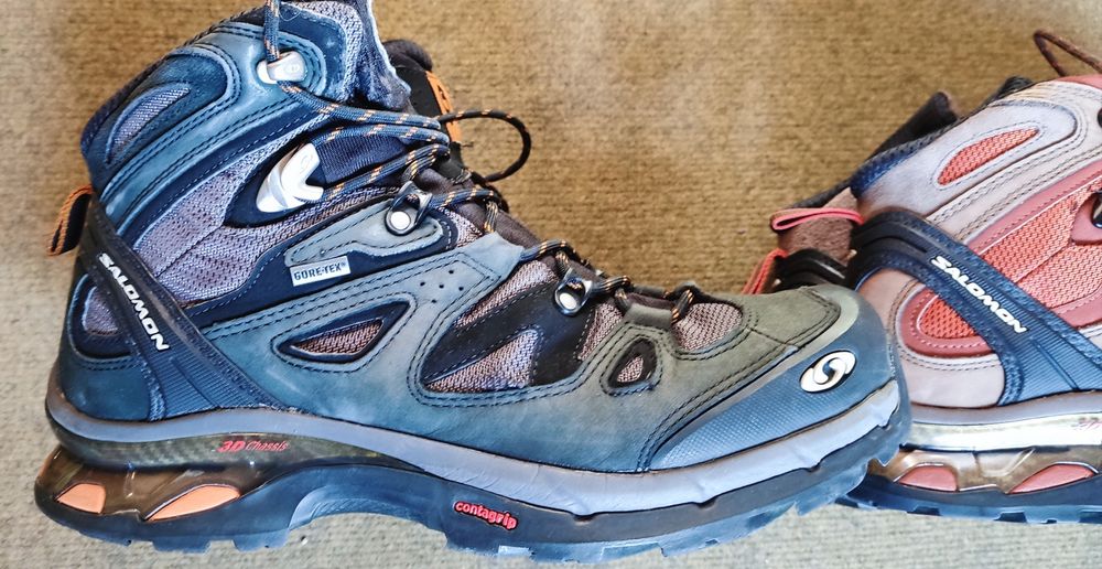 Botas Salomon Cometa 3D GTX de caminhada como novas 42 e 42,3/4
