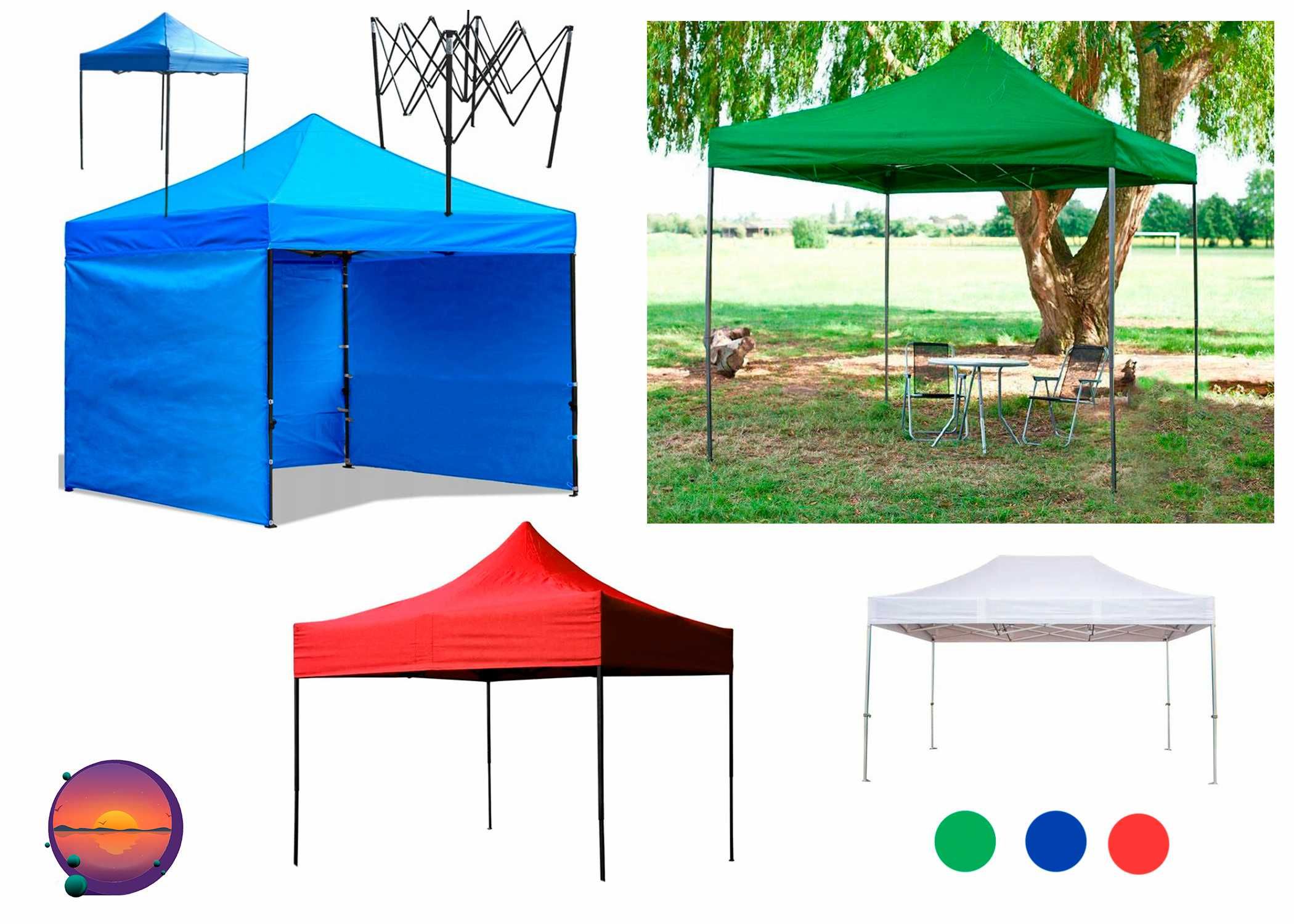 Раздвижной шатер, крыша на шатер, боковые стенки, тент, палатка