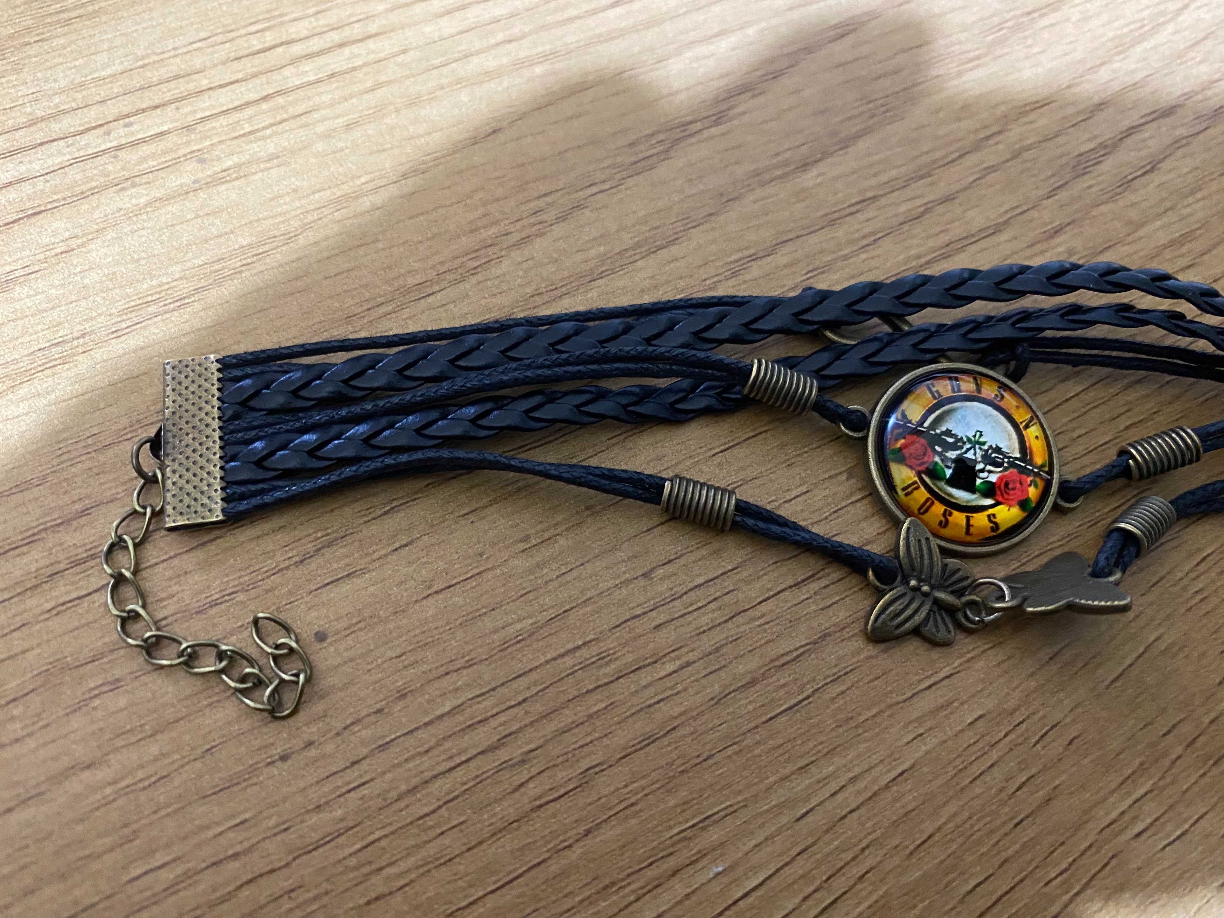 Pulseira Estilo "Guns n Roses" - Nova, Selada